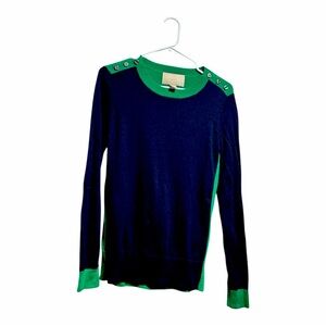 Banana Republic green and blue sweater